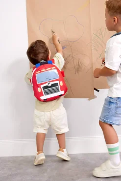 Plecaki I Torebki Dziecięce|Plecaki I Torebki Dziecięce | Lassig Plecak mini Tiny Drivers Wóz strażacki