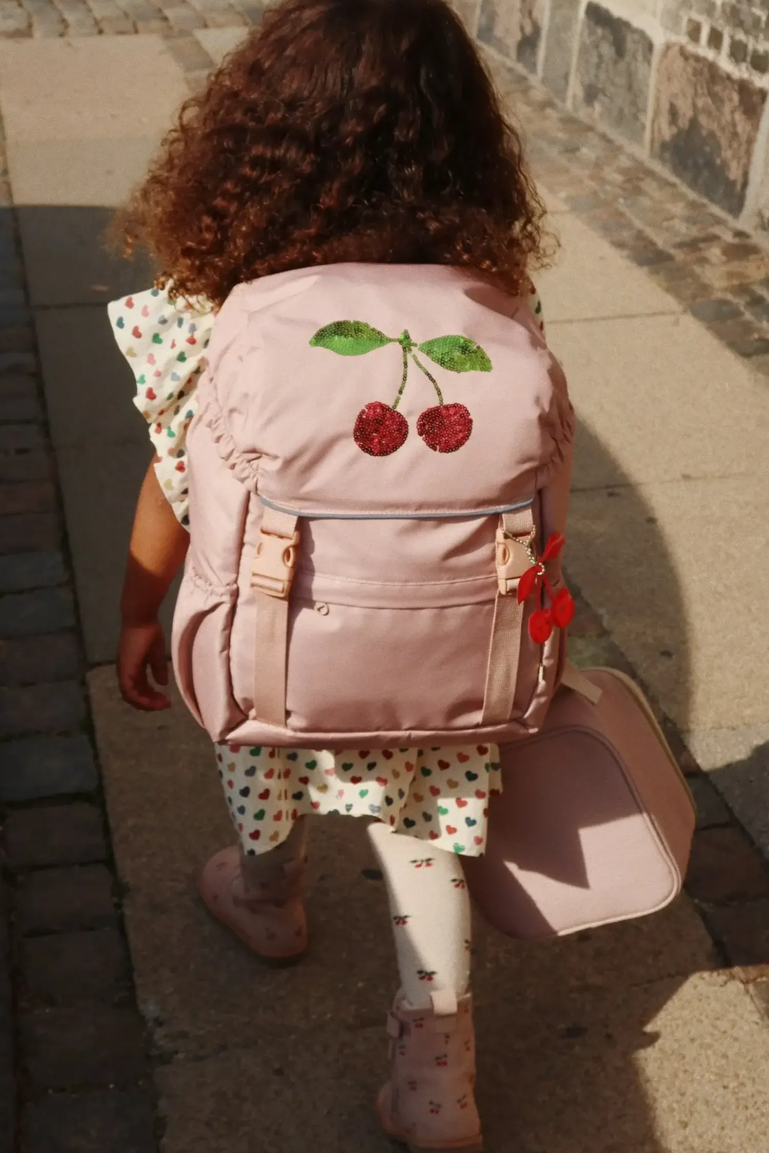Plecaki I Torebki Dziecięce | Konges slojd Plecak szkolny Clover - cherry