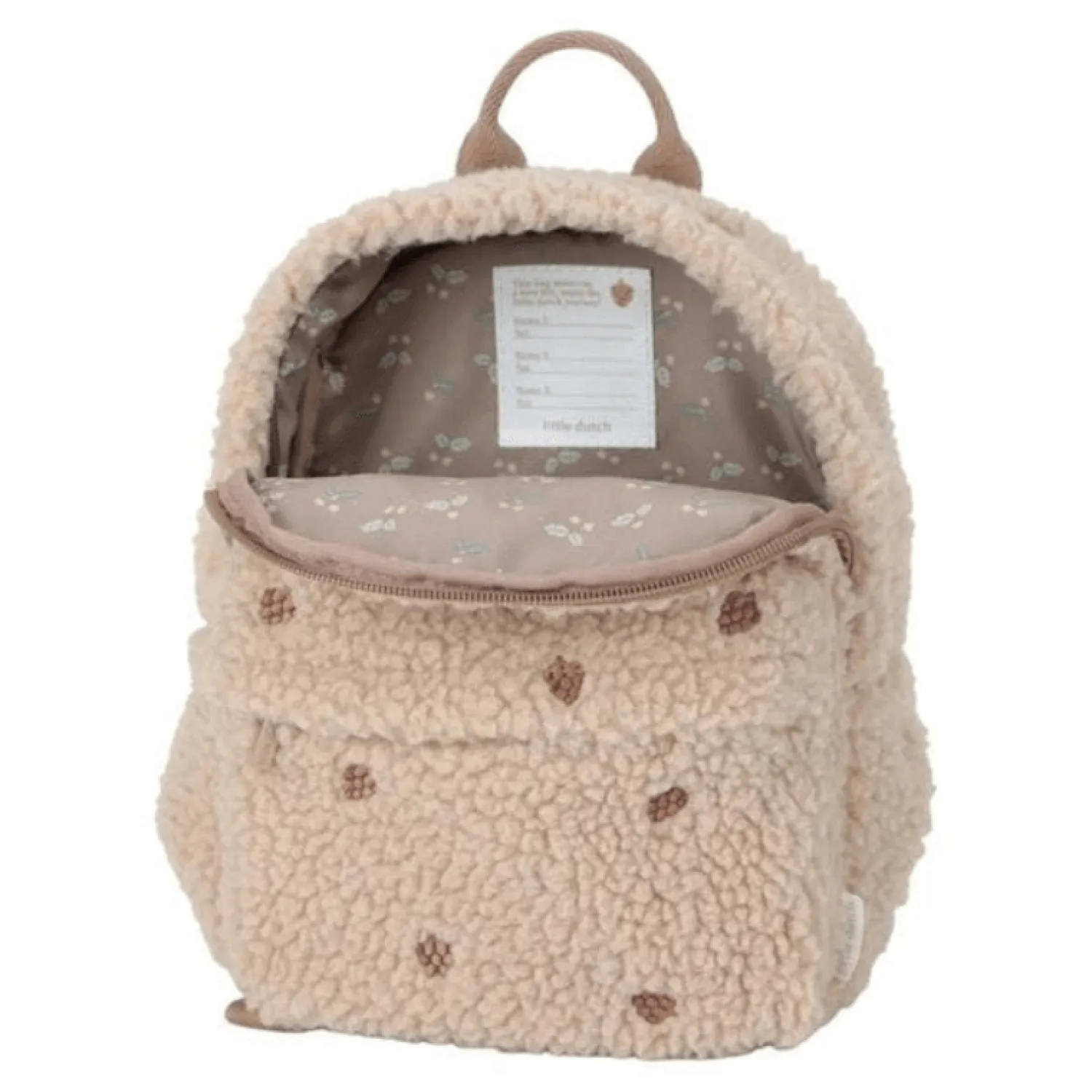 Plecaki I Torebki Dziecięce|Plecaki I Torebki Dziecięce | Little Dutch Plecak Teddy Taupe Forest Friends