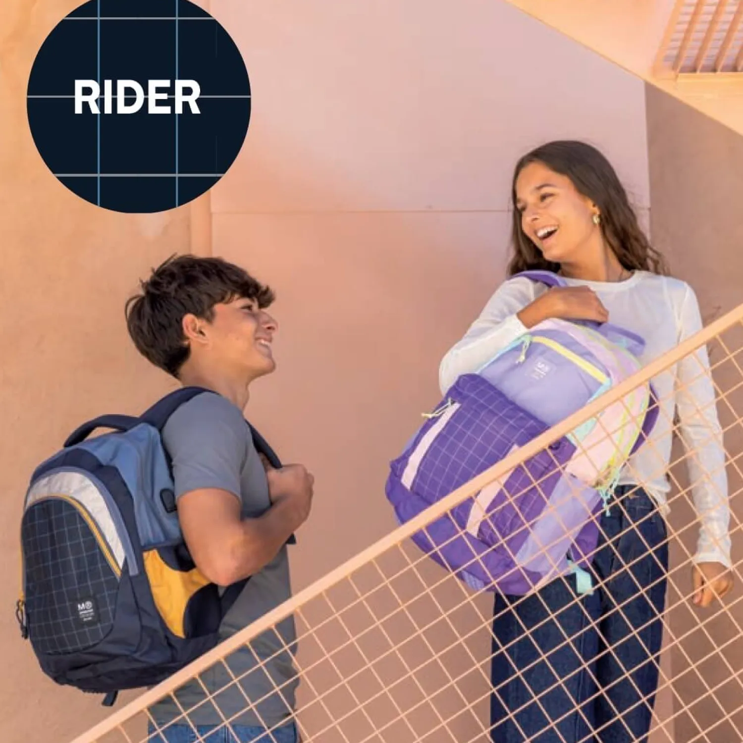 Plecaki I Torebki Dziecięce|Plecaki I Torebki Dziecięce | Miquelrius Plecak trzykomorowy Amsterdam Rider Violet 28L