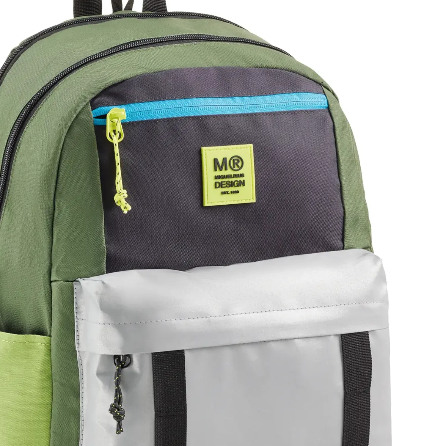 Plecaki I Torebki Dziecięce|Plecaki I Torebki Dziecięce | Miquelrius Plecak trzykomorowy Amsterdam Rider Green 28L