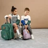 Plecaki I Torebki Dziecięce|Plecaki I Torebki Dziecięce | Lassig Plecak - walizka na kółkach 2w1 Little Gang dark green