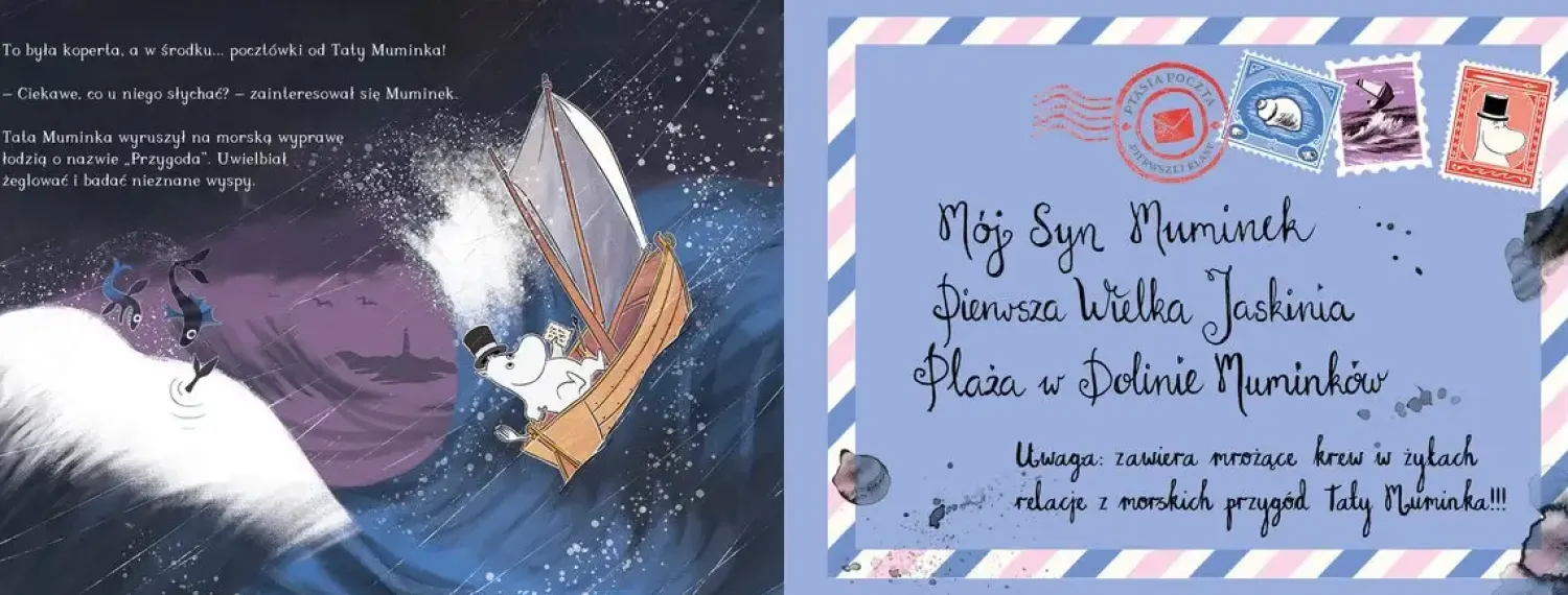 5-8 Lat|2-5 Lat | HarperCollins Poczta z Doliny Muminków