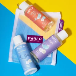Naturalne Kosmetyki | Miniu Podróżny zestaw kosmetyków dla dzieci z kosmetyczką Travel Set