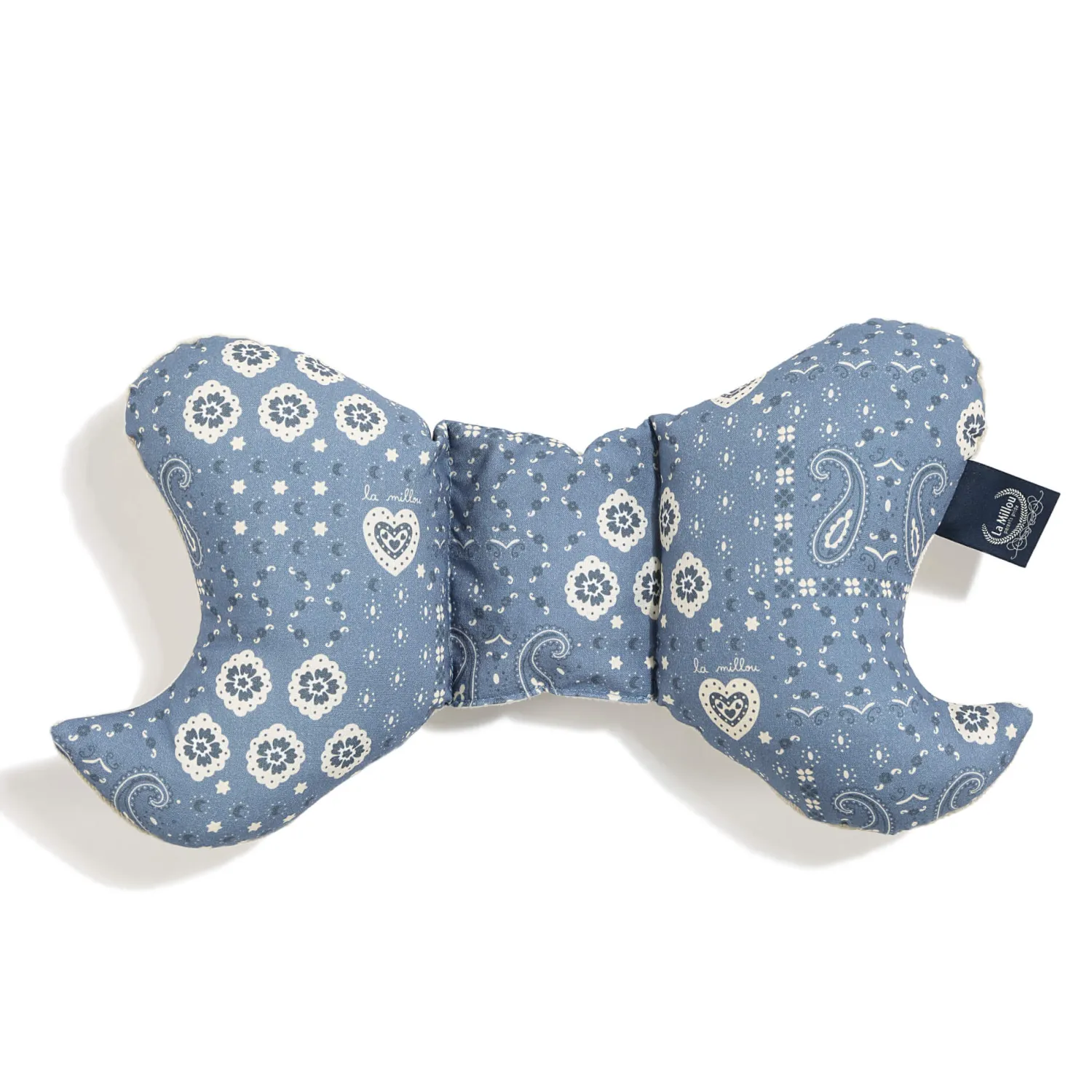 Poduszki Do Wózka|Poduszki Do Wózka | La Millou Poduszka antywstrząsowa Angel's Wings Jersey - BANDANA DENIM