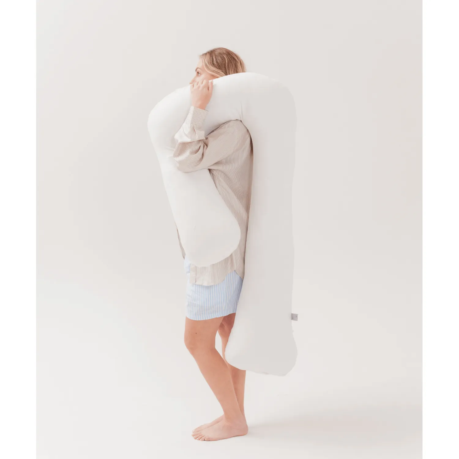 Poduszki Ciążowe|Poduszki Ciążowe | piapimo Poduszka ciążowa do spania typu 7 jersey off white