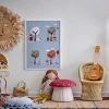 Dekoracje Dziecięce|Poduszki Ozdobne | Bloomingville Mini Poduszka dekoracyjna Elinna - Blue