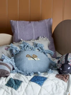 Dekoracje Dziecięce|Poduszki Ozdobne | Bloomingville Mini Poduszka dekoracyjna Elinna - Blue