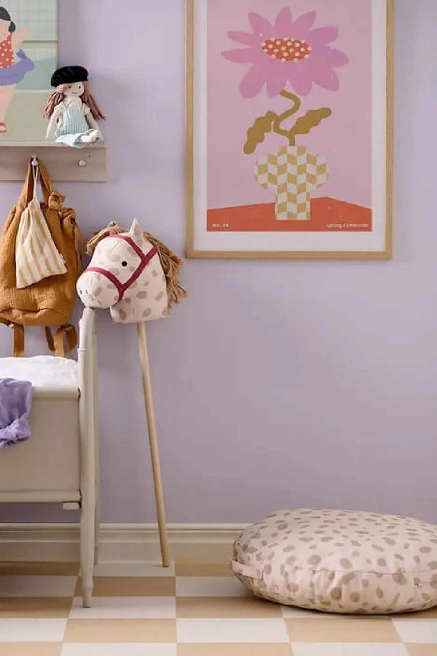 Poduszka na podłogę 60 cm - Dot