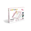 Idealne W Podróży|6 Lat+ | Kidywolf Podświetlany tablet do nauki pisania i rysowania KIDYDRAW-PRO - różowy