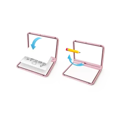 Idealne W Podróży|6 Lat+ | Kidywolf Podświetlany tablet do nauki pisania i rysowania KIDYDRAW-PRO - różowy