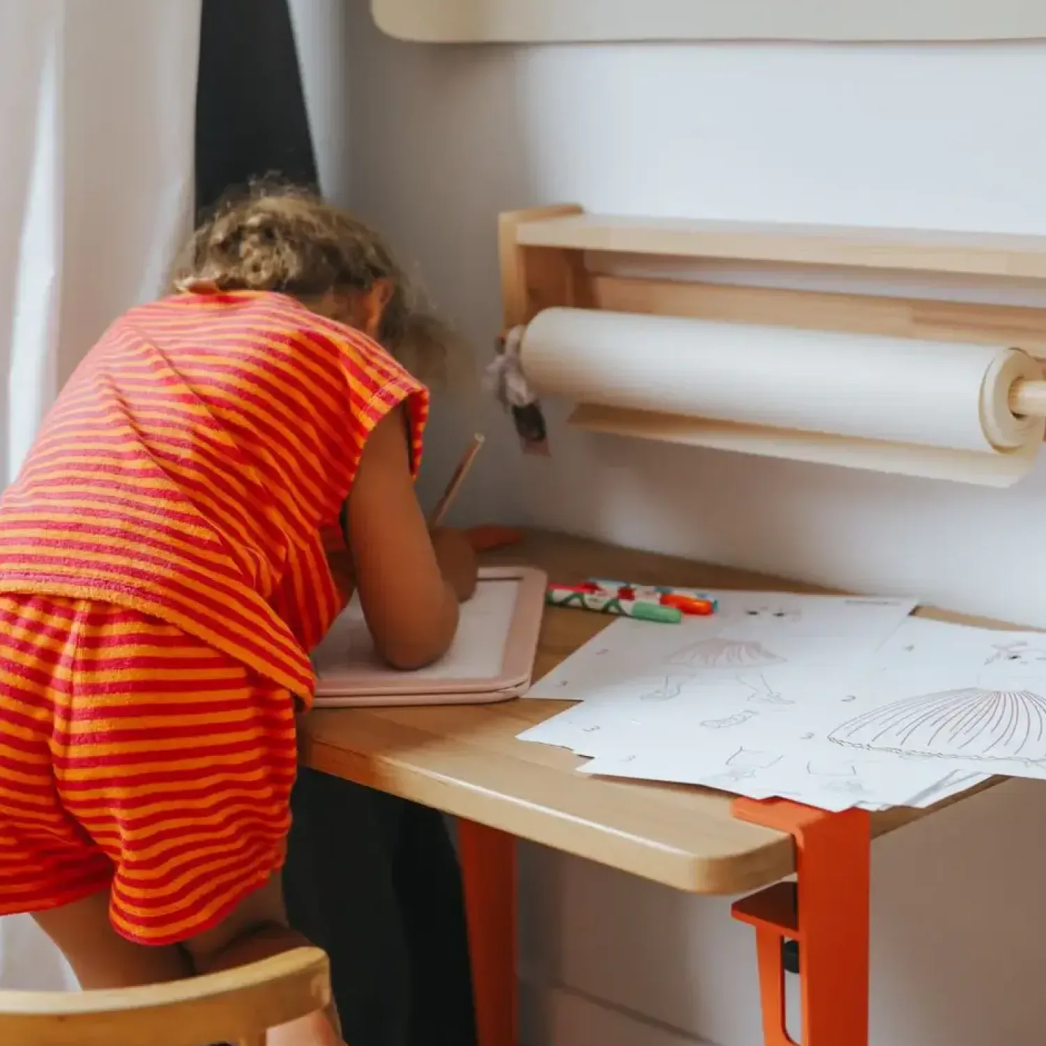 Idealne W Podróży|6 Lat+ | Kidywolf Podświetlany tablet do nauki pisania i rysowania KIDYDRAW-PRO - różowy