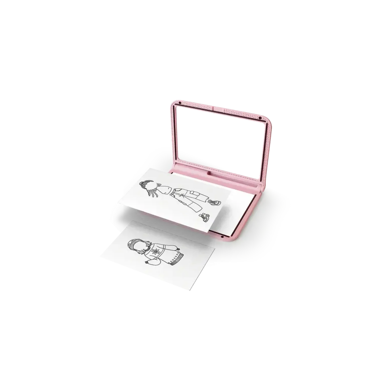 Idealne W Podróży|6 Lat+ | Kidywolf Podświetlany tablet do nauki pisania i rysowania KIDYDRAW-PRO - różowy