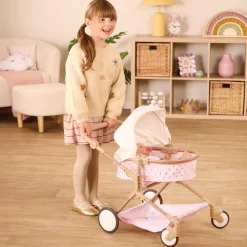 6 Lat+|4 Lata + | LullaBaby Podwójny głęboki WÓZEK dla lalek