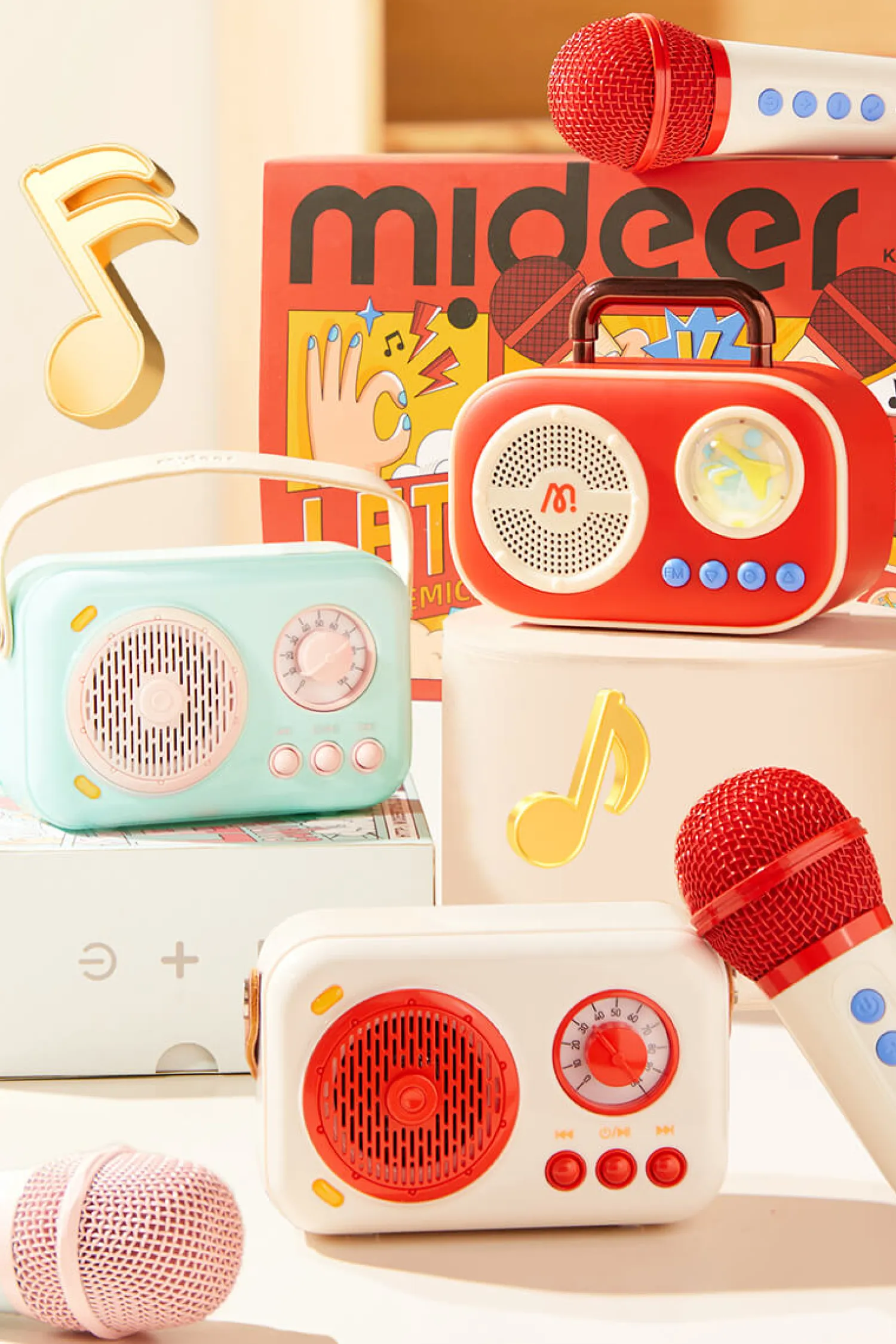 4 Lata +|6 Lat+ | Mideer Podwójny zestaw karaoke