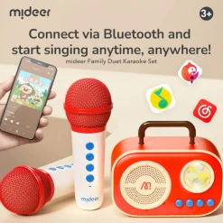 4 Lata +|6 Lat+ | Mideer Podwójny zestaw karaoke