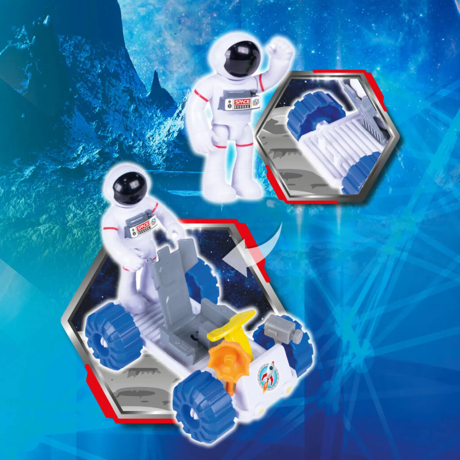 Samochodziki, Pojazdy | Buki Pojazd kosmiczny z astronautą