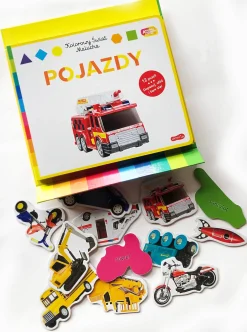 Ruchome Elementy|0-2 Lat | HarperCollins Pojazdy. Akademia mądrego dziecka. Kolorowy świat malucha