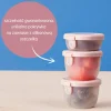 Przechowywanie Jedzenia|Przydatne Akcesoria | b.box Pojemniki na przekąski 3 szt., Ocean