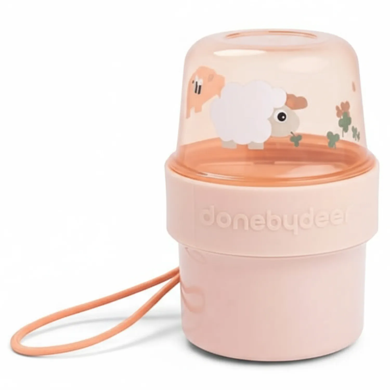 Przechowywanie Jedzenia|Przydatne Akcesoria | Done by Deer Pojemnik na przekąski dwustronny S Tiny Farm Powder