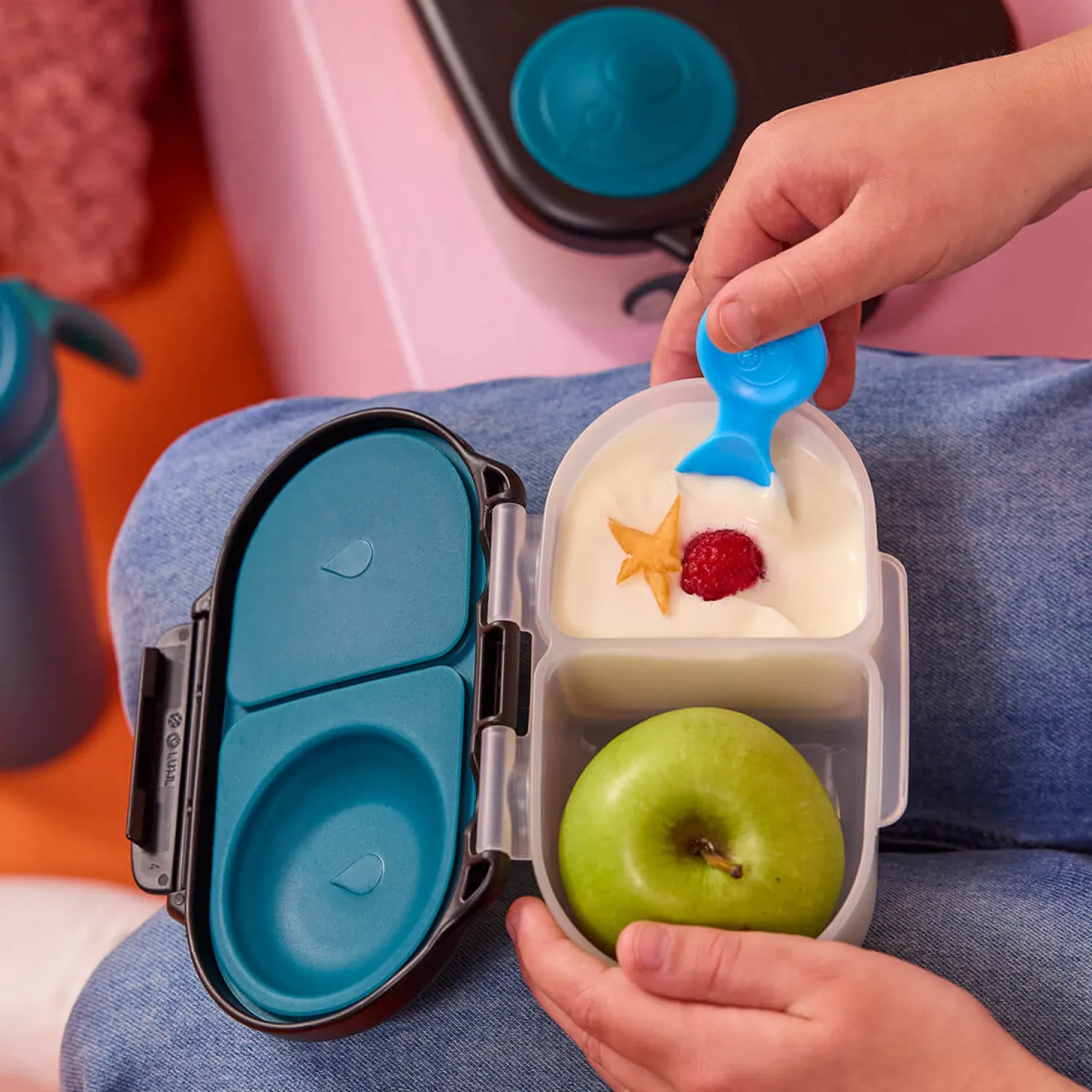Lunchboxy|Przechowywanie Jedzenia | b.box Pojemnik na przekąski - Night Vision