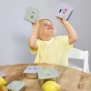 Lunchboxy|Przechowywanie Jedzenia | Lassig Pojemnik na przekąski snackbox ze stali nierdzewnej 3 szt. Happy Fruits Cherry