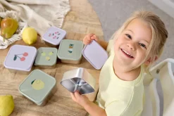 Lunchboxy|Przechowywanie Jedzenia | Lassig Pojemnik na przekąski snackbox ze stali nierdzewnej 3 szt. Happy Fruits Cherry