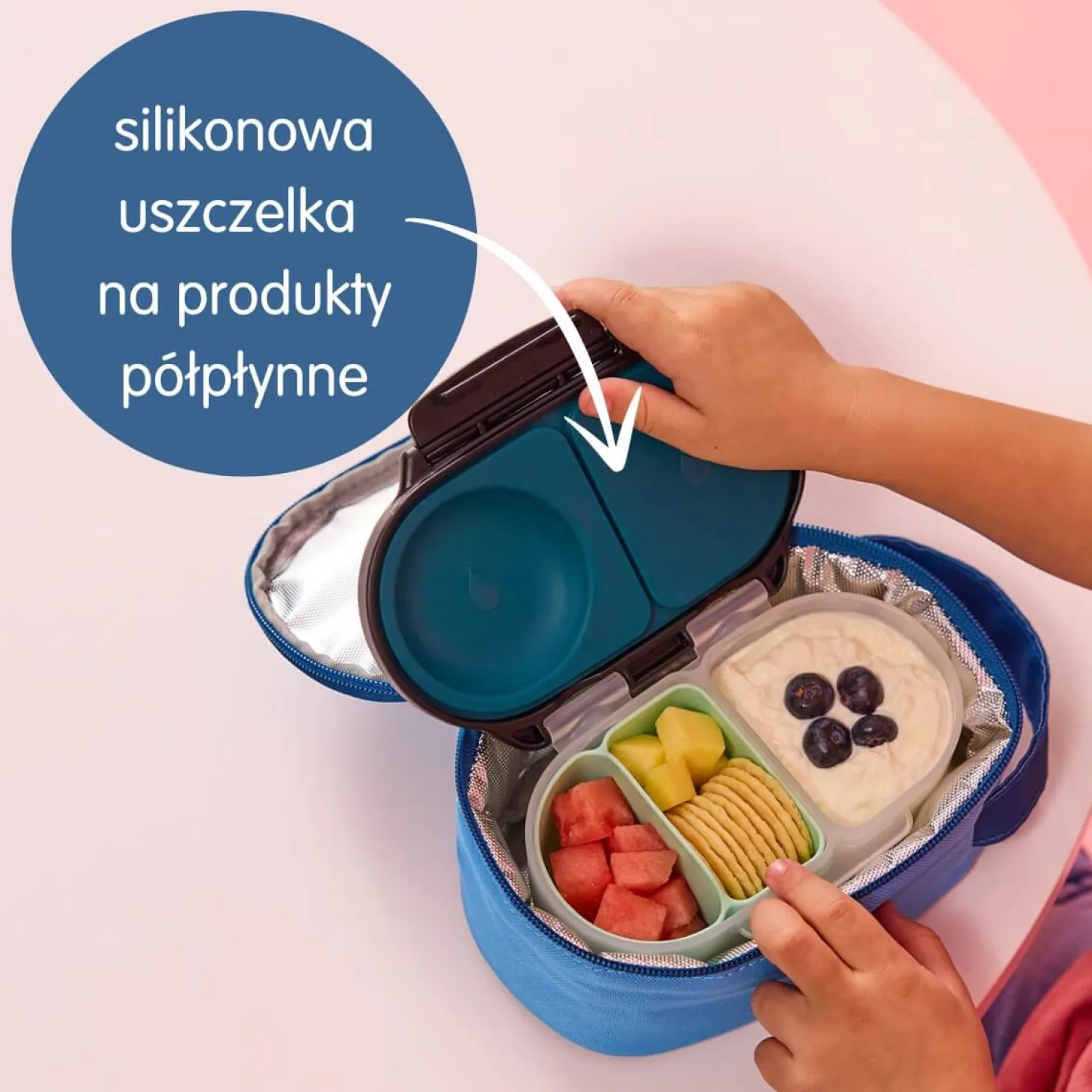Lunchboxy|Przechowywanie Jedzenia | b.box Pojemnik na przekąski - Sugar Plum