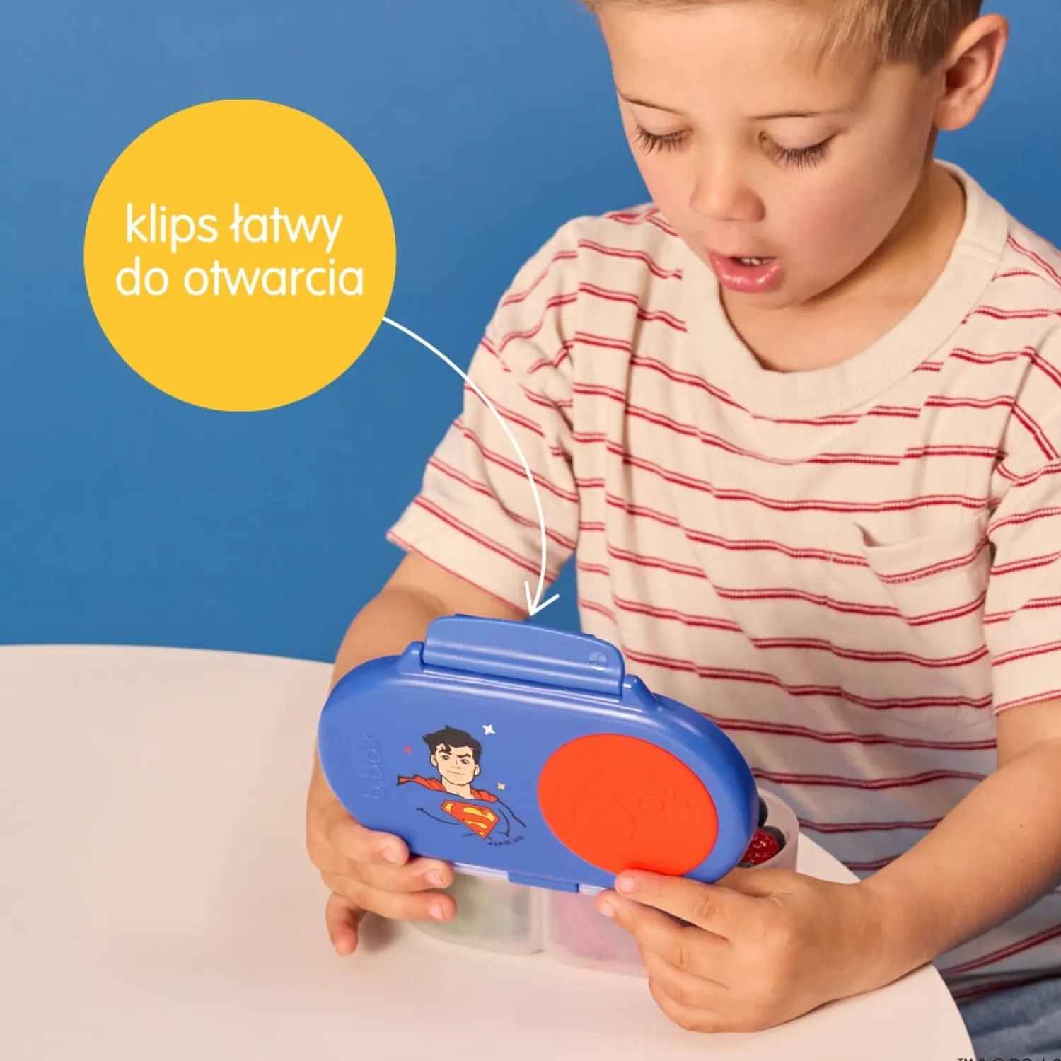 Lunchboxy|Przechowywanie Jedzenia | b.box Pojemnik na przekąski - Superman