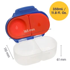 Lunchboxy|Przechowywanie Jedzenia | b.box Pojemnik na przekąski - Superman