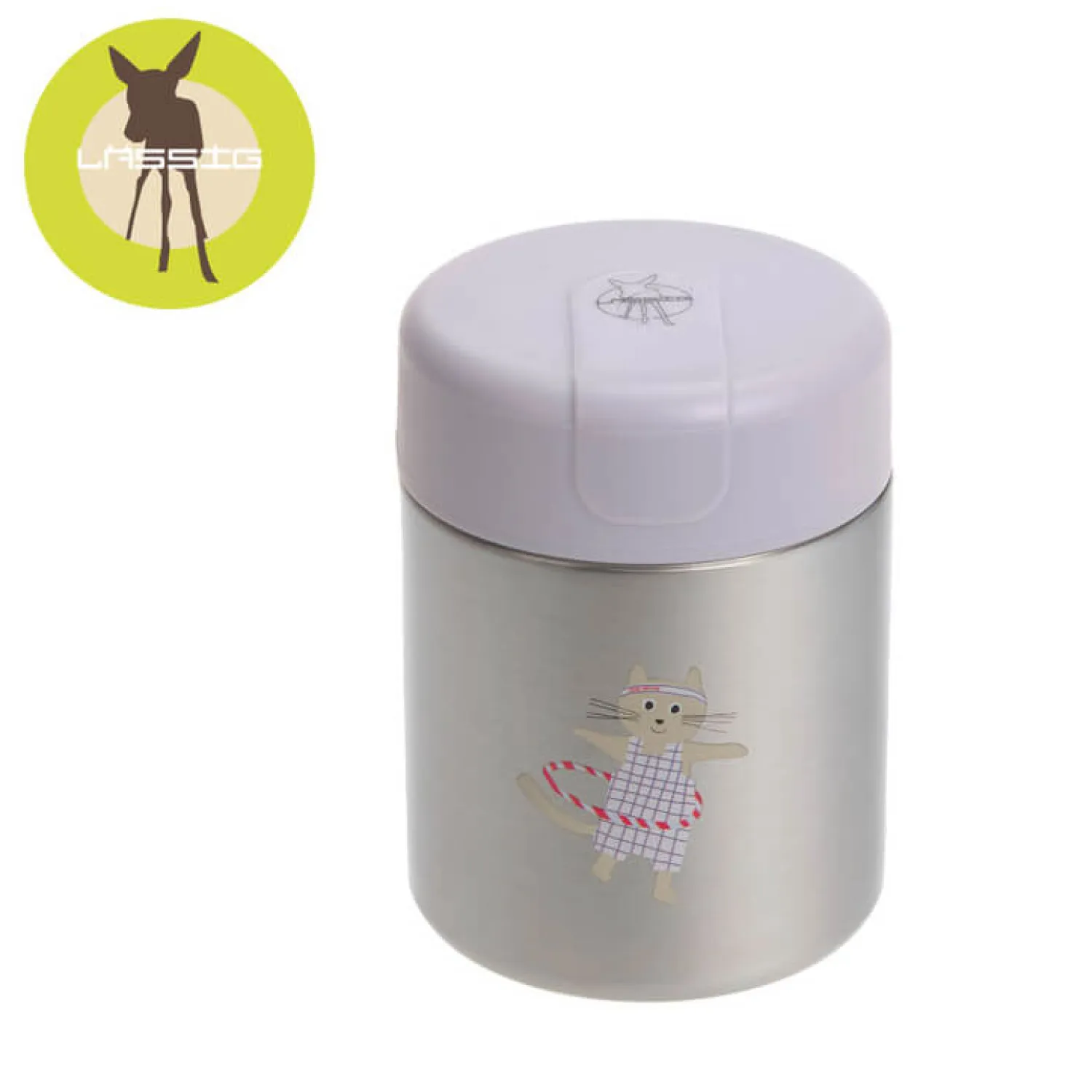 Lunchboxy|Przechowywanie Jedzenia | Lassig Pojemnik - termos obiadowy 315 ml Tiny Team Kotek