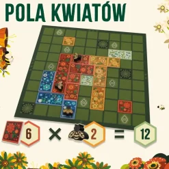 Gry Planszowe|8 Lat+ | Wydawnictwo Nasza Księgarnia Pola kwiatów - Gra Planszowa
