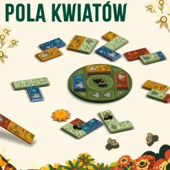 Gry Planszowe|8 Lat+ | Wydawnictwo Nasza Księgarnia Pola kwiatów - Gra Planszowa