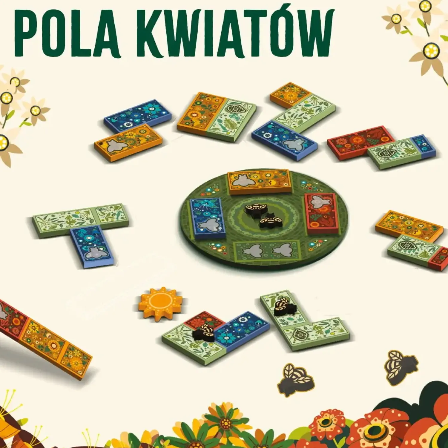 Gry Planszowe|8 Lat+ | Wydawnictwo Nasza Księgarnia Pola kwiatów - Gra Planszowa