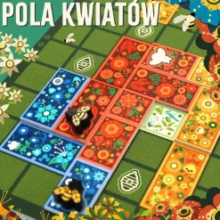 Gry Planszowe|8 Lat+ | Wydawnictwo Nasza Księgarnia Pola kwiatów - Gra Planszowa