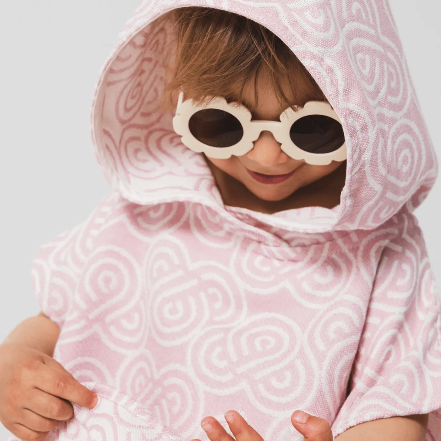 Ponczo kąpielowe dla dzieci ROSY POP