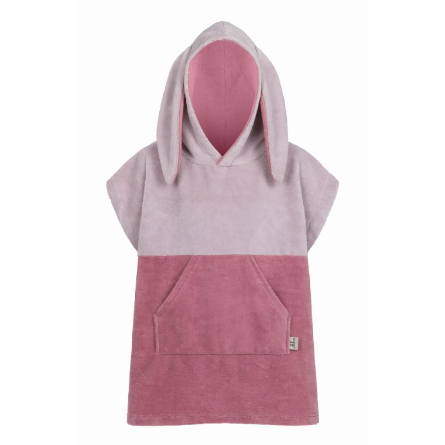 Ponczo kąpielowe Surf BUNNY - pink