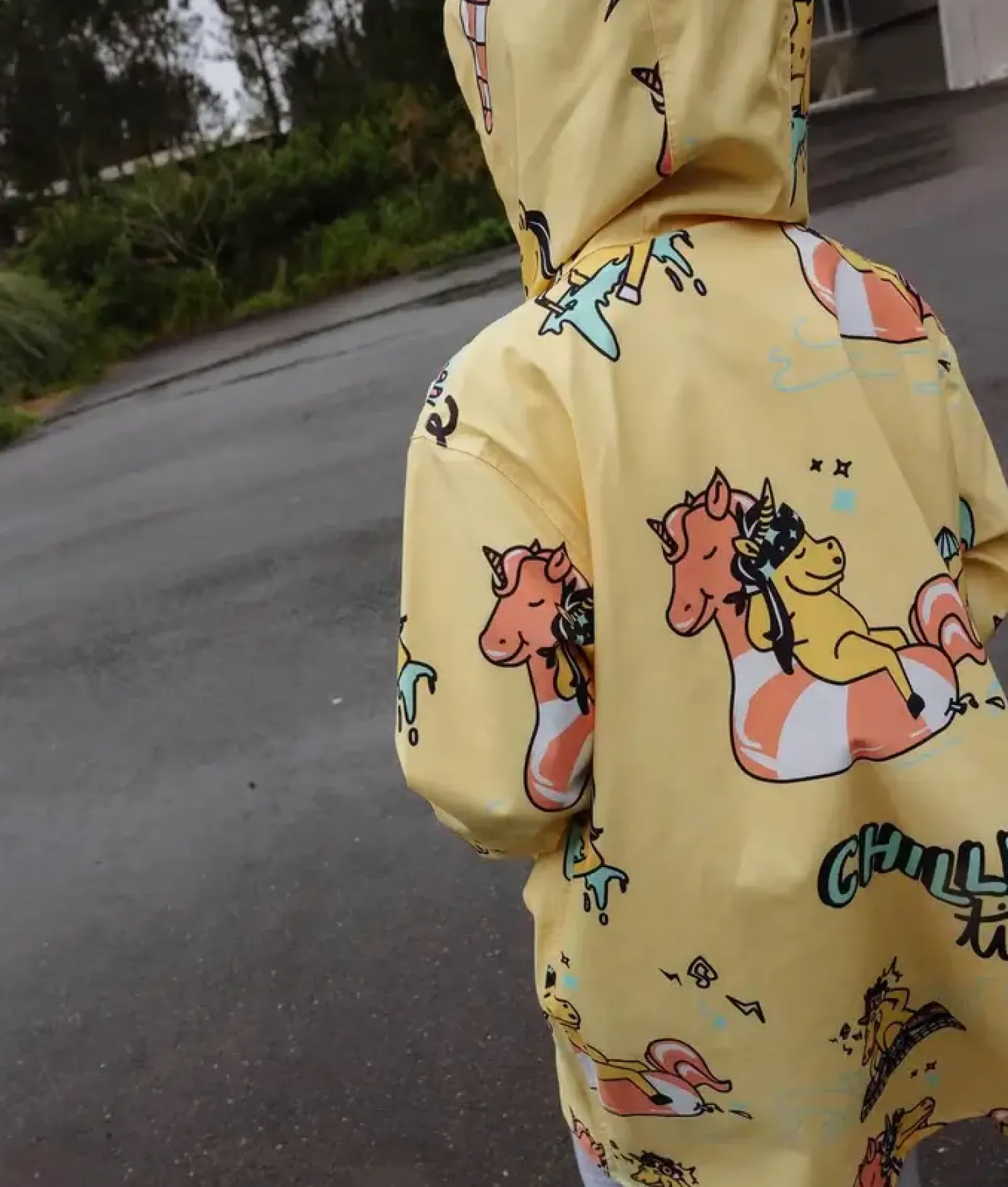 Uwaga Na Kałuże | Hello Hossy Ponczo przeciwdeszczowe Unicorn