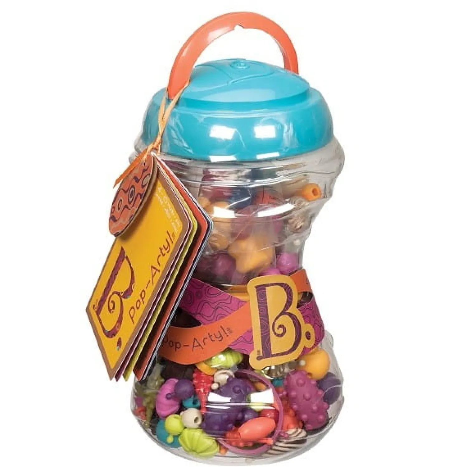 6 Lat+|Biżuteria | B.Toys Pop-Arty! – zestaw do tworzenia biżuterii – 300 elementów