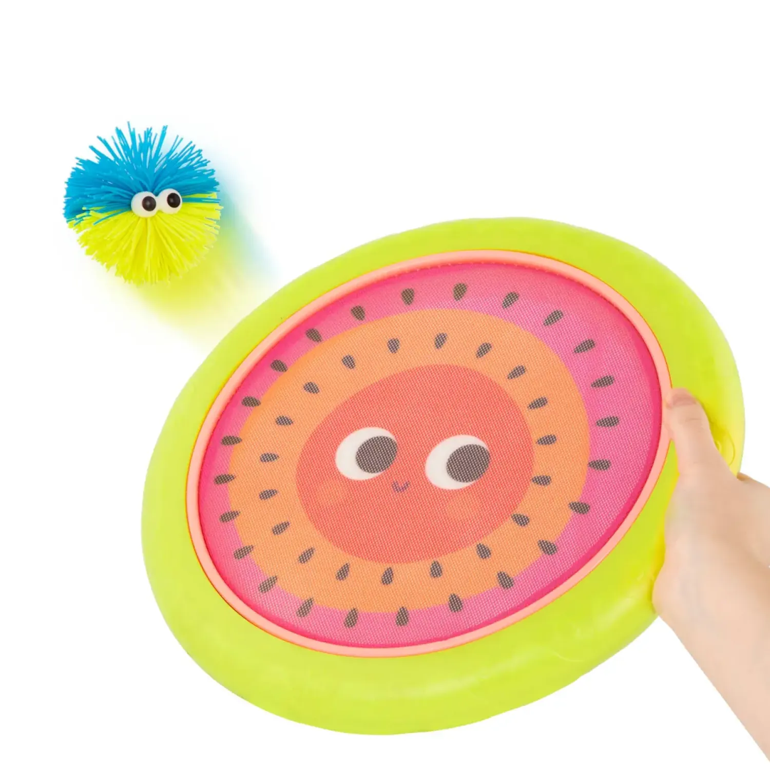 8 Lat+|Aktywizujące | B.Toys Poppin’ Paddles – gra zręcznościowa – sprężyste dyski z kudłatymi piłeczkami