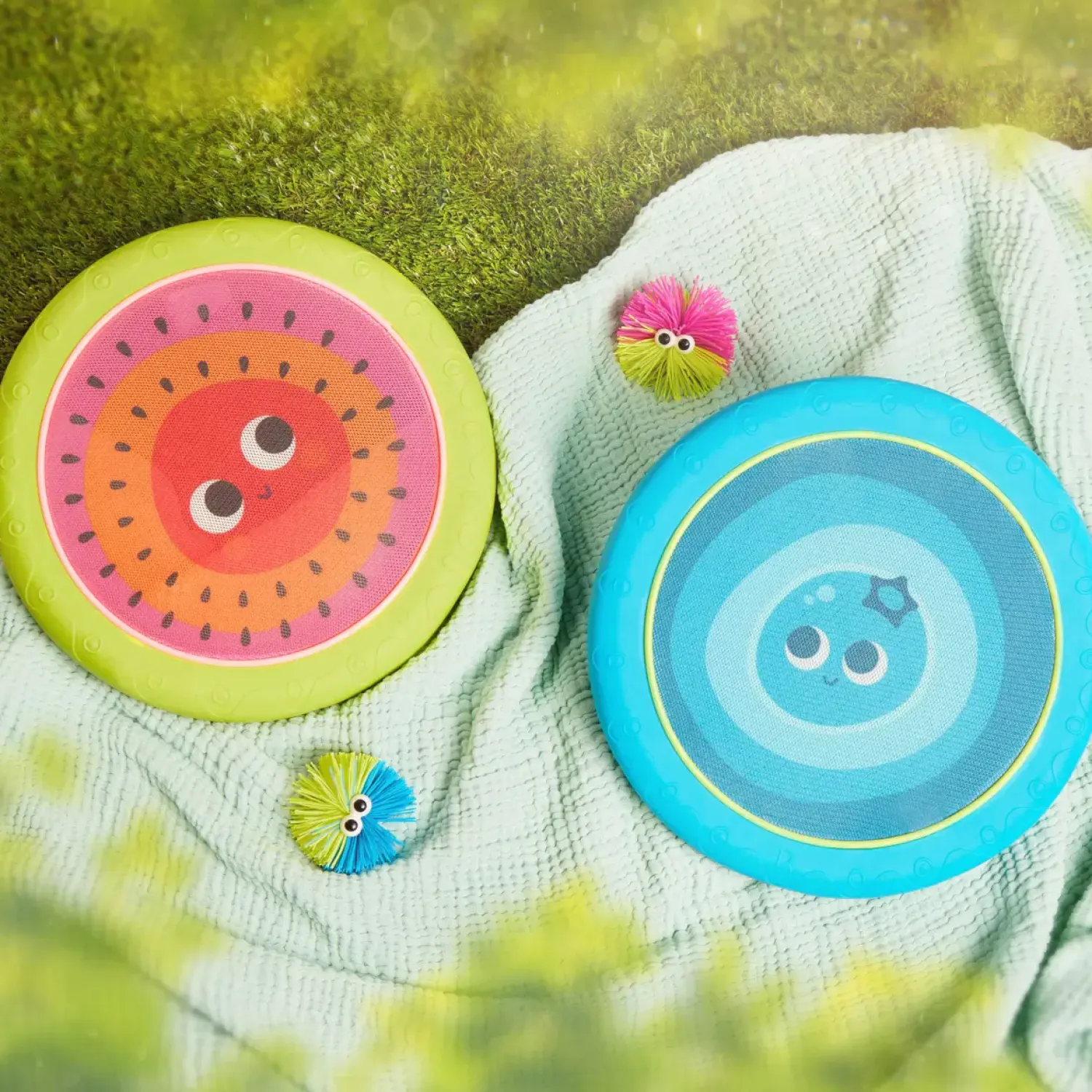 8 Lat+|Aktywizujące | B.Toys Poppin’ Paddles – gra zręcznościowa – sprężyste dyski z kudłatymi piłeczkami