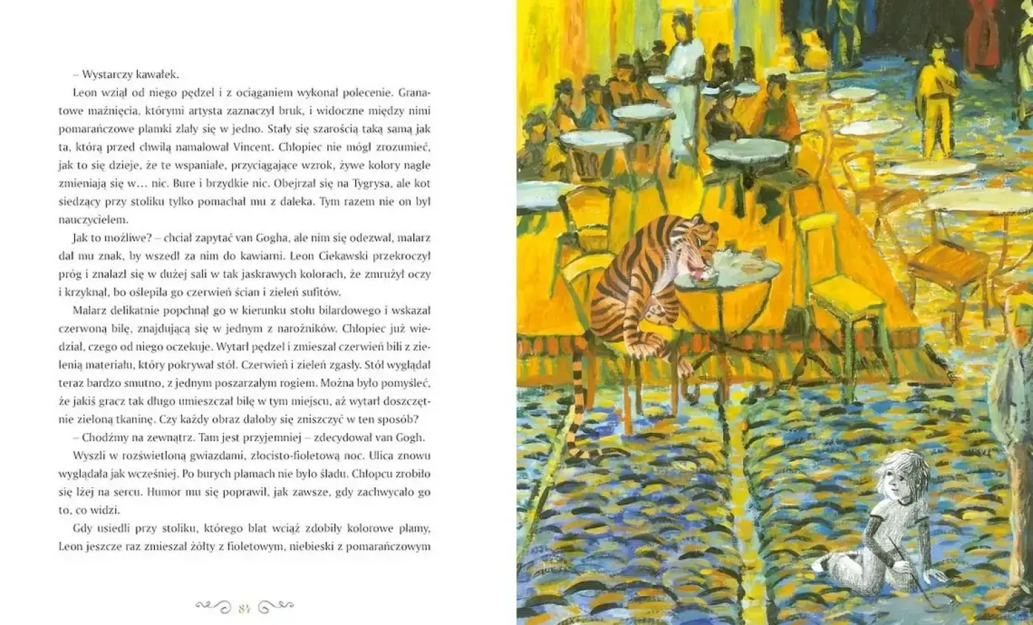 5-8 Lat | Wydawnictwo Literatura Porozmawiajmy o sztuce, Tygrysie