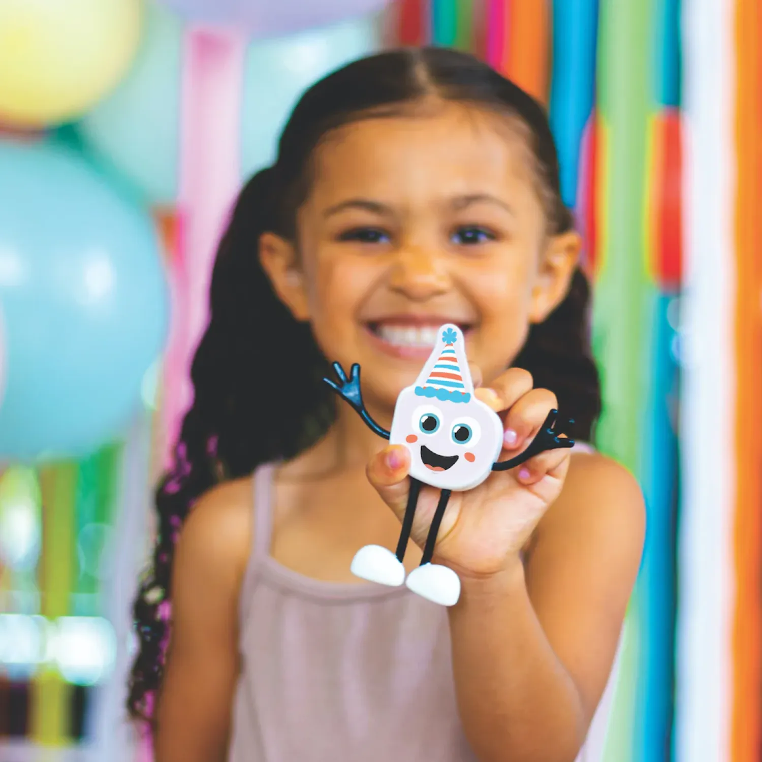 Zabawki Do Kąpieli|6 Lat+ | Glo Pals Postać do kąpieli Party Pal - zestaw z dwiema kostkami sensorycznymi świecącymi w wodzie