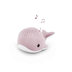 12M+|Lampki Nocne | Zazu Projektor kropelek wody Wieloryb WALLY Pink