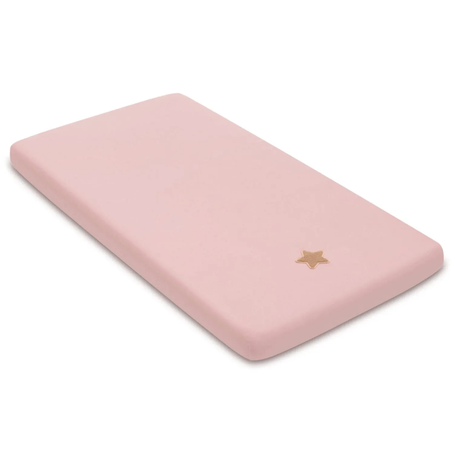 Prześcieradła Do Łóżeczka|Prześcieradła Do Łóżeczka | Pink no More Prześcieradło z gumką do łóżeczka z pluszową gwiazdką PINK