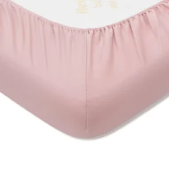 Prześcieradła Do Łóżeczka|Prześcieradła Do Łóżeczka | Pink no More Prześcieradło z gumką do łóżeczka z pluszową gwiazdką PINK