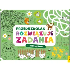 Przedszkolak rozwiązuje zadania - zeszyt zielony