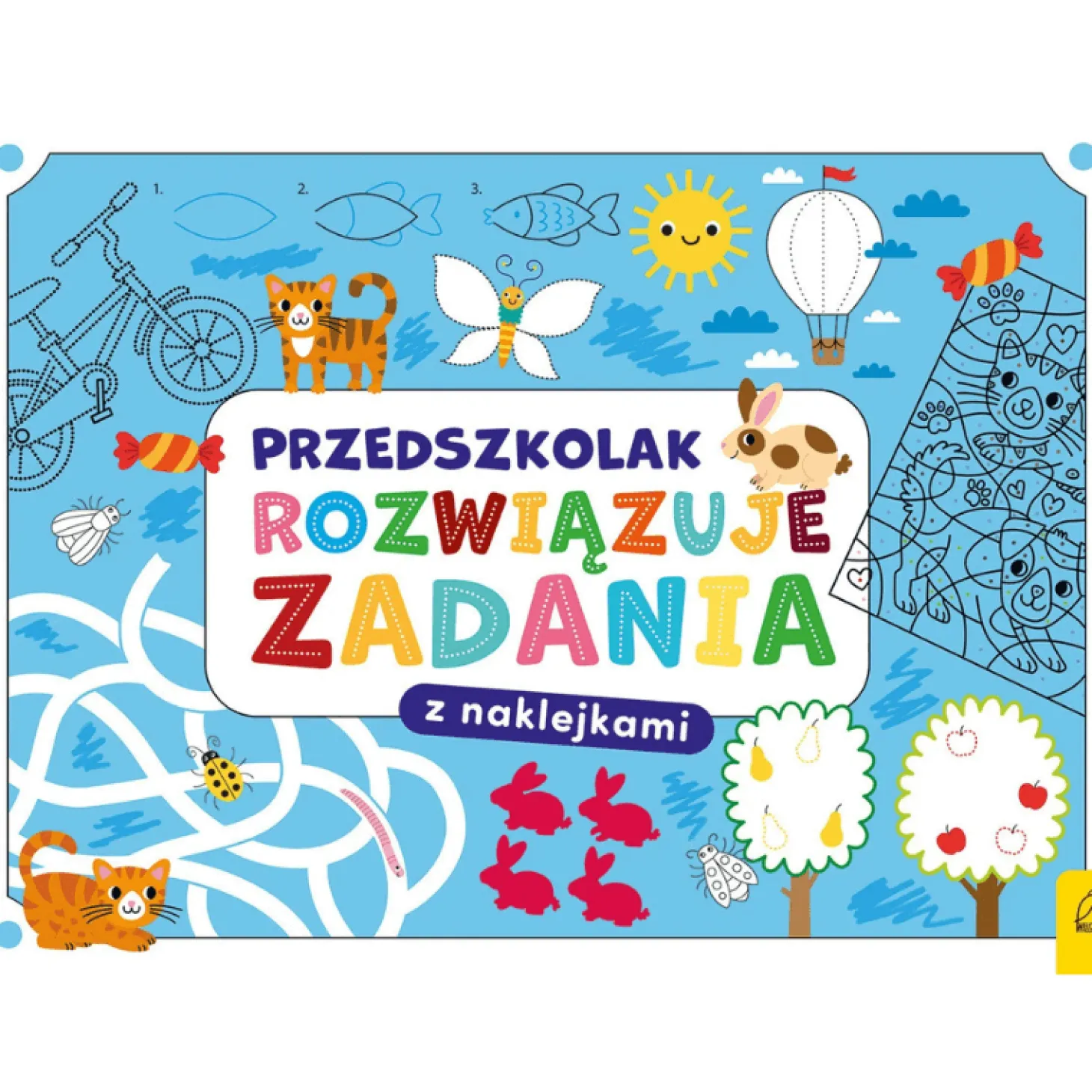 Przedszkolak rozwiązuje zadania - zeszyt niebieski