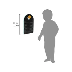 2 Lata +|Edukacyjne | Janod Przenośna dwustronna tablica z akcesoriami 3+