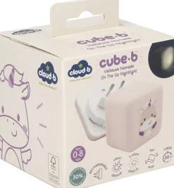 Przenośna lampka nocna świecąca kostka - Jednorożec Lily